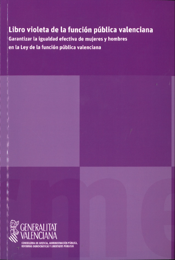 Libro Violeta de la función pública valenciana